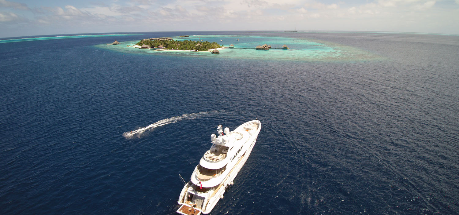 Take a Fraser Maldives yacht charter with toys and tenders